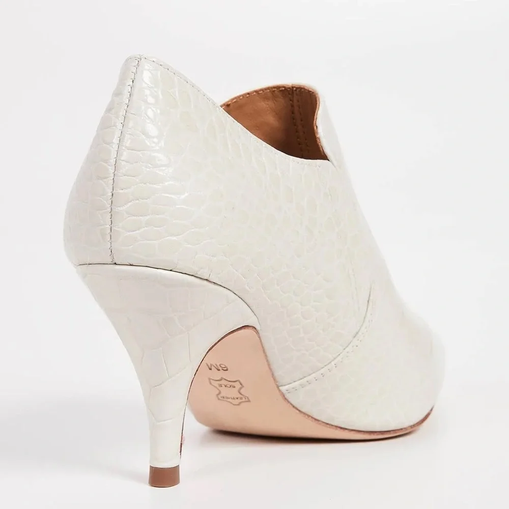 Tory Burch Georgina Ankle Bootie, Ivory, US 11, NWOT